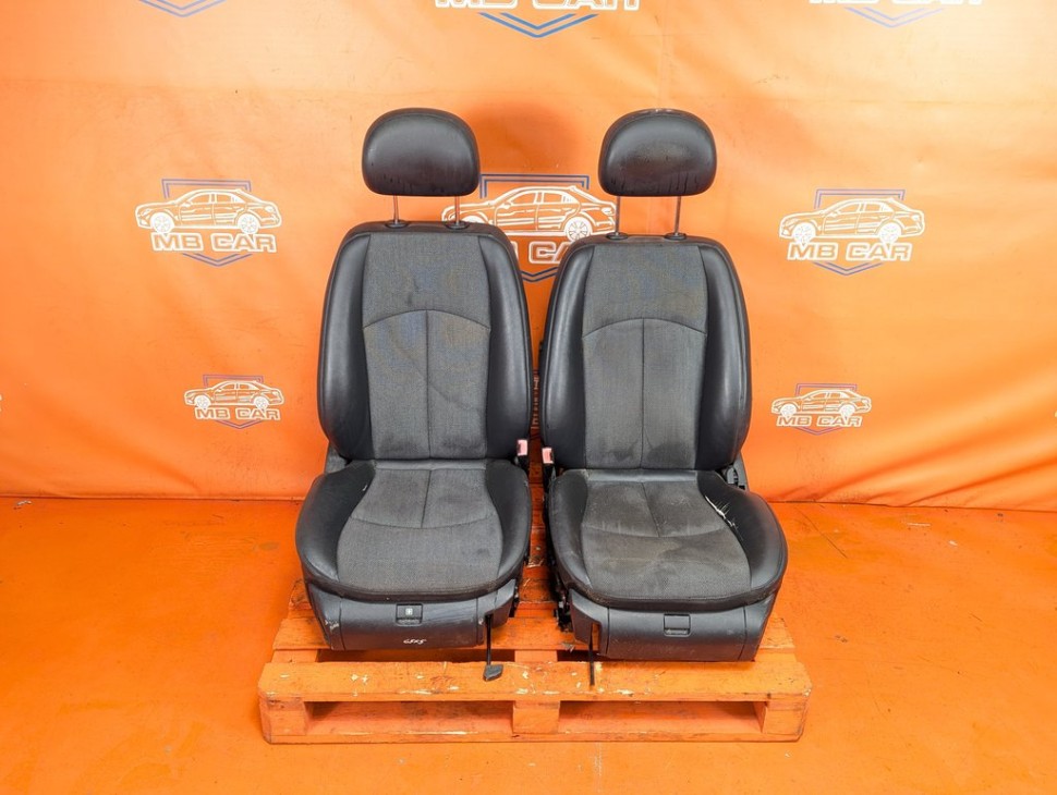 Сиденья передние MERCEDES-BENZ E-класс W211/S211 рестайлинг (2006 - 2009) E 200 1.8 AT (184 л.с.) фото 1 &mdash; Разборка Мерседес