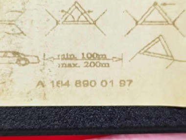 Знак аварийной остановки MERCEDES-BENZ S-класс W221 (2005 - 2009) — Разборка Мерседес