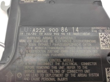 Блок AIRBAG MERCEDES-BENZ S-класс W222/C217/A217 (2013 - 2017) — Разборка Мерседес