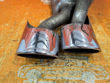 Глушитель MERCEDES-BENZ E-класс W211/S211 (2002 - 2006) — Разборка Мерседес