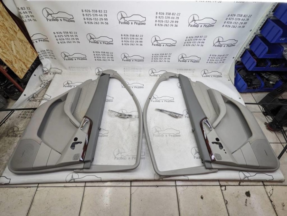 Комплект задних шторок MERCEDES-BENZ S-класс W220 рестайлинг (2002 - 2005) фото 1 — Разборка Мерседес