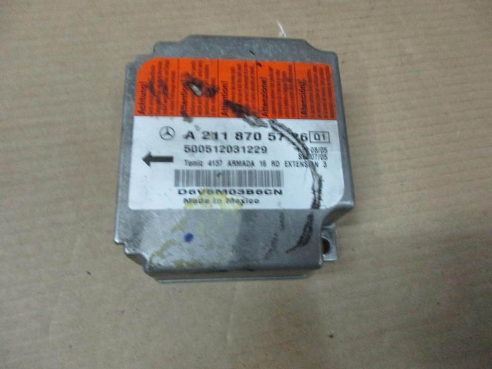 Блок AIRBAG MERCEDES-BENZ E-класс W211/S211 (2002 - 2006) фото 1 — Разборка Мерседес
