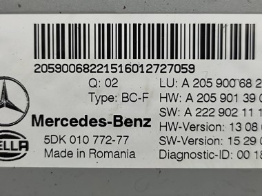 Блок SAM передний MERCEDES-BENZ C-класс W205/S205/C205/A205 (2014 - 2018) — Разборка Мерседес
