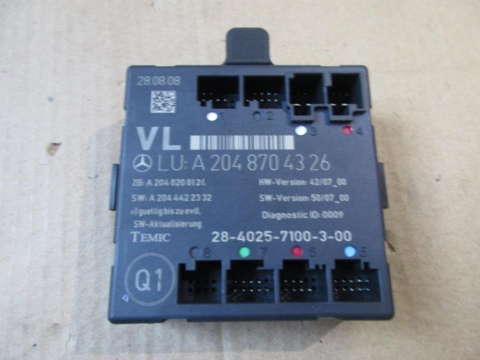 Блок двери MERCEDES-BENZ C-класс W204/S204 (2006 - 2011) фото 1 — Разборка Мерседес