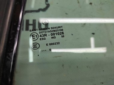 Стекло заднее левое MERCEDES-BENZ CLK-класс C209/W209 рестайлинг (2005 - 2010) — Разборка Мерседес