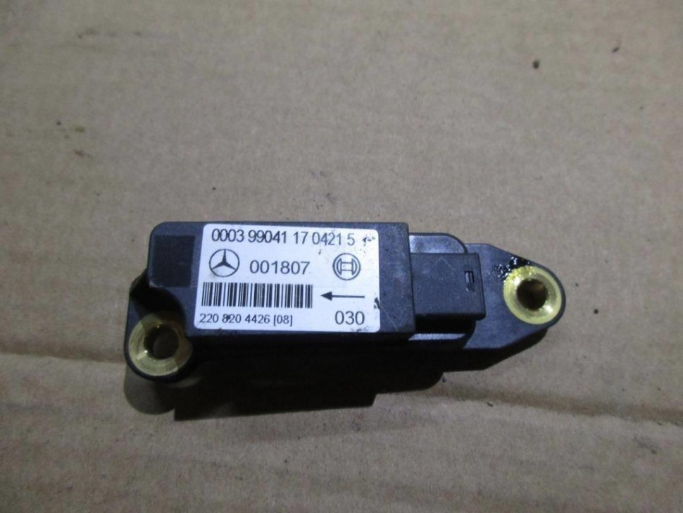 Датчик удара MERCEDES-BENZ S-класс W220 (1998 - 2005) фото 1 — Разборка Мерседес