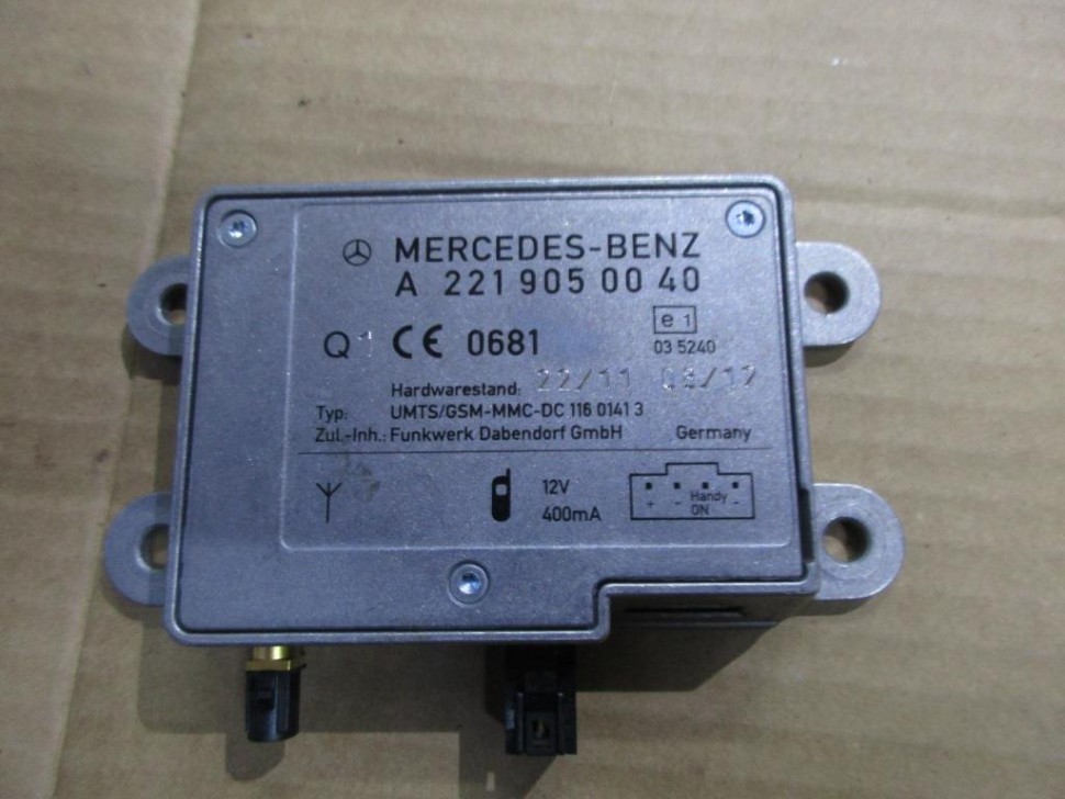 Усилитель антенны MERCEDES-BENZ M-класс W166 (2011 - 2015) фото 1 — Разборка Мерседес