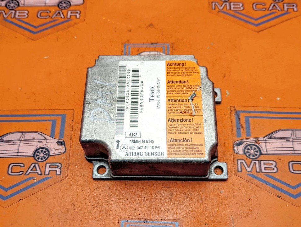Блок AIRBAG MERCEDES-BENZ M-класс W163 рестайлинг (2001 - 2005) фото 1 &mdash; Разборка Мерседес