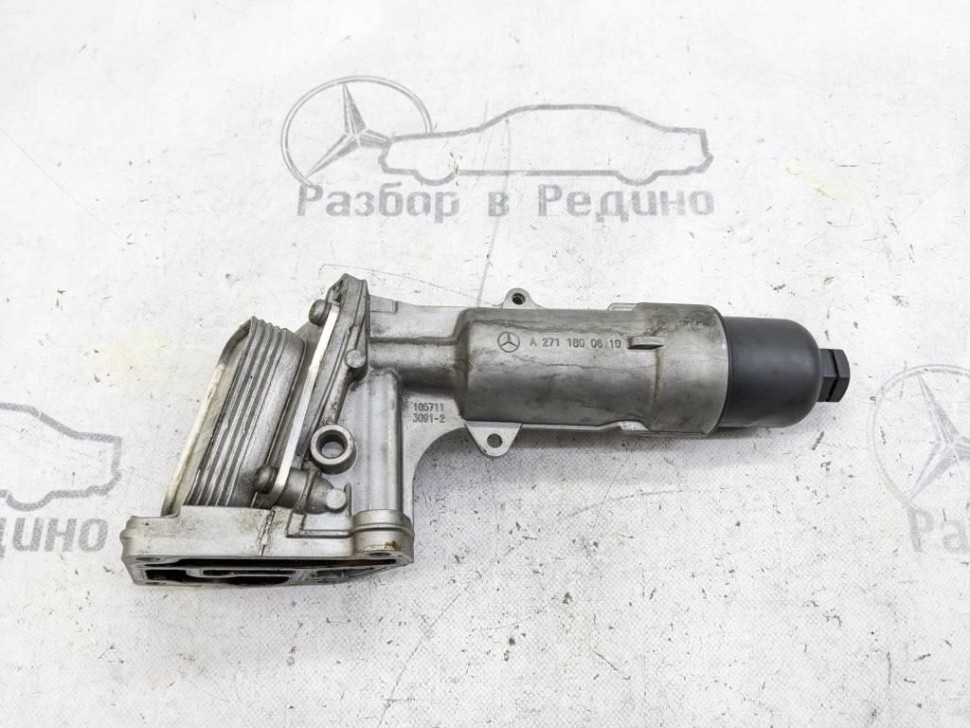 Корпус маслянного фильтра MERCEDES-BENZ E-класс W211/S211 (2002 - 2006) фото 1 — Разборка Мерседес