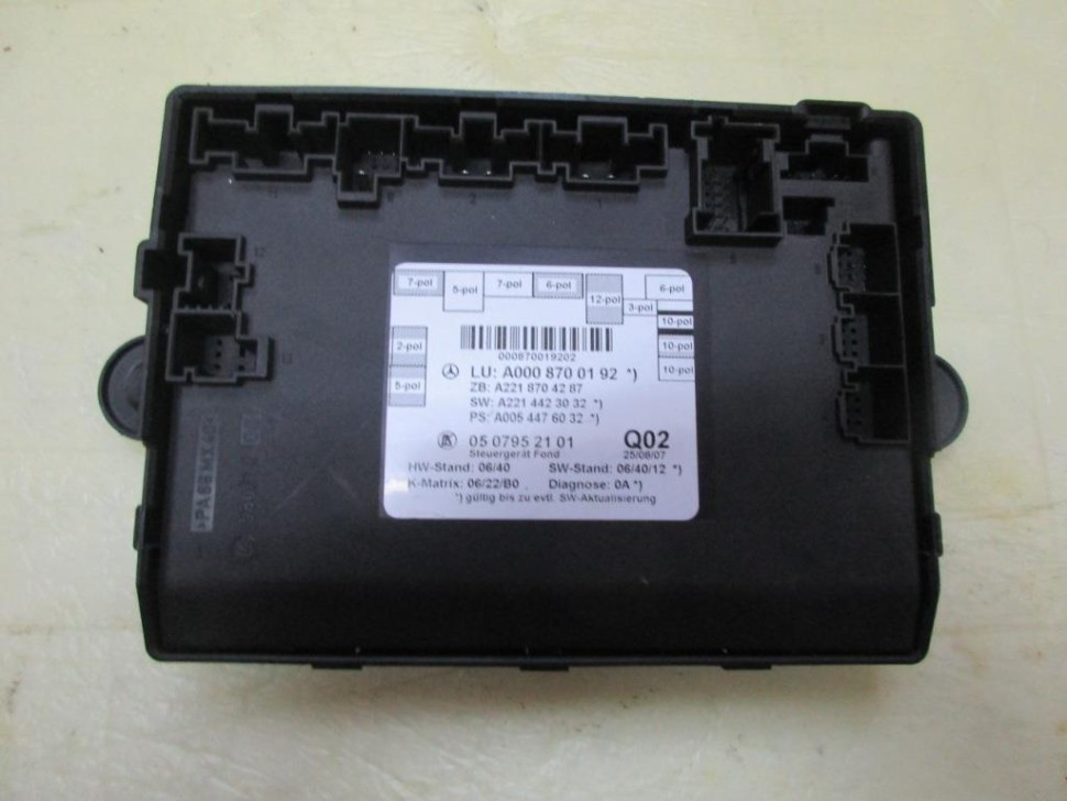 Блок двери MERCEDES-BENZ S-класс W221 (2005 - 2009) фото 1 — Разборка Мерседес