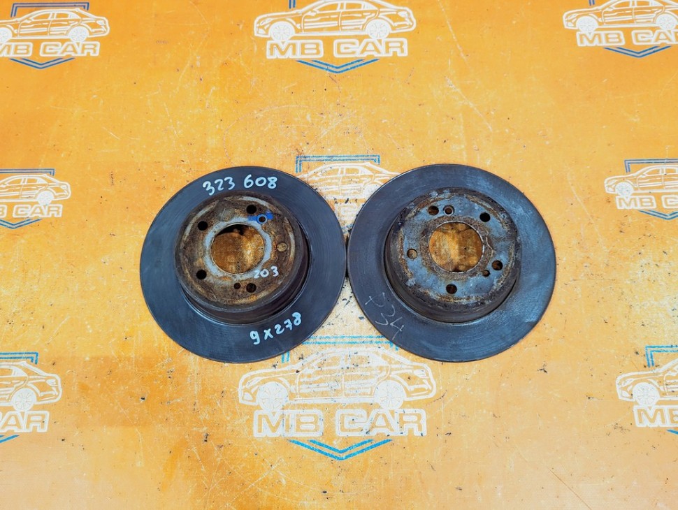 Диски тормозные зад MERCEDES-BENZ C-класс W203/S203/CL203 (2000 - 2004) фото 1 — Разборка Мерседес