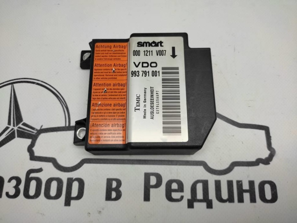 Блок AIRBAG MERCEDES-BENZ Smart w450 фото 1 — Разборка Мерседес