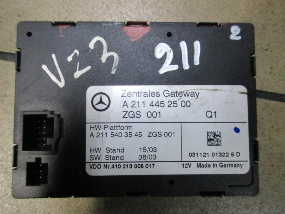 Блок ZGW CGW MERCEDES-BENZ E-класс W211/S211 (2002 - 2006) фото 1 — Разборка Мерседес
