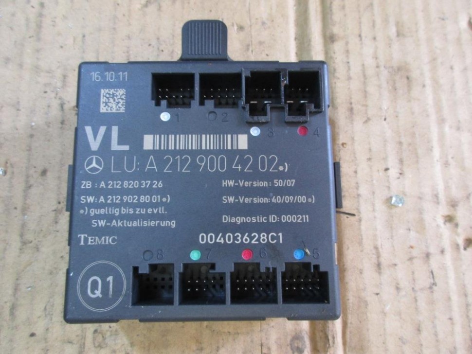 Блок двери MERCEDES-BENZ E-класс W212/S212/C207/A207 (2009 - 2013) фото 1 — Разборка Мерседес