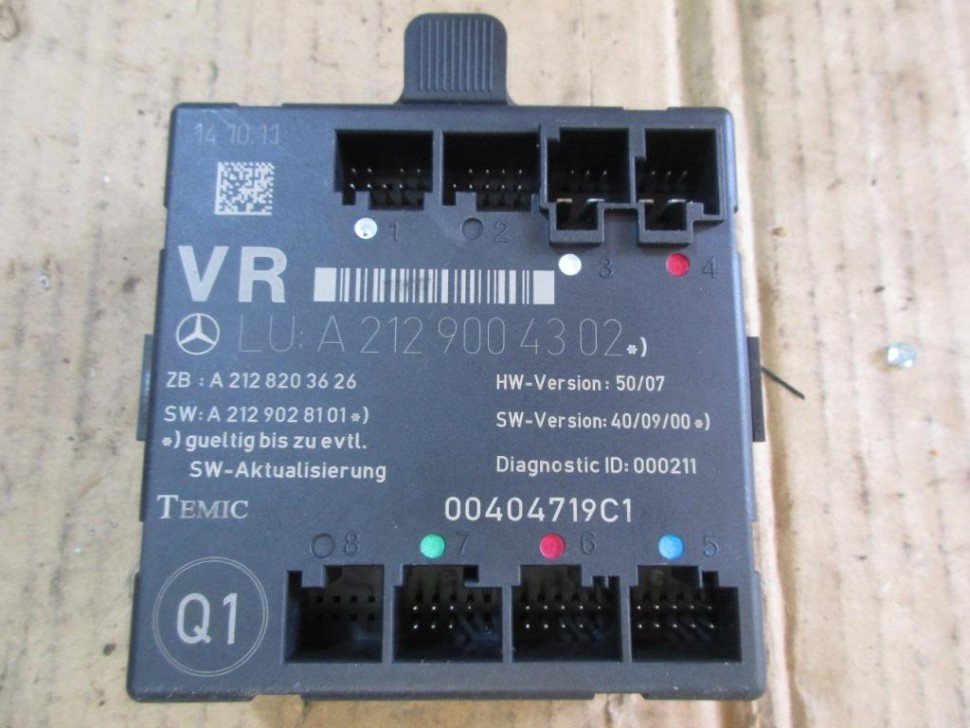 Блок двери MERCEDES-BENZ E-класс W212/S212/C207/A207 (2009 - 2013) фото 1 — Разборка Мерседес