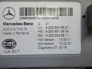 Блок SAM передний MERCEDES-BENZ C-класс W205/S205/C205/A205 (2014 - 2018) — Разборка Мерседес