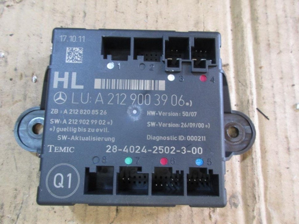 Блок двери MERCEDES-BENZ E-класс W212/S212/C207/A207 (2009 - 2013) фото 1 — Разборка Мерседес