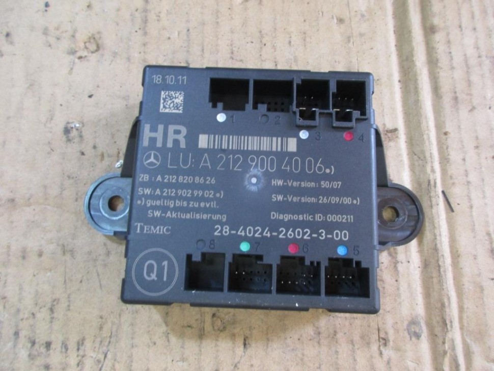 Блок двери MERCEDES-BENZ E-класс W212/S212/C207/A207 (2009 - 2013) фото 1 — Разборка Мерседес