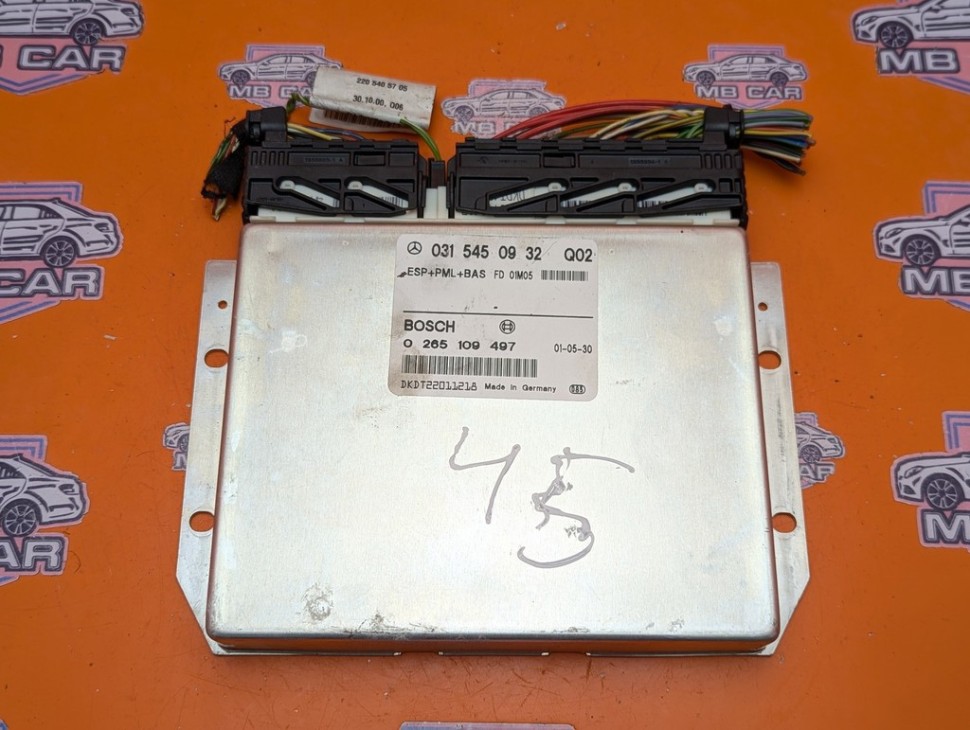 Блок ESP+PML MERCEDES-BENZ S-класс W220 (1998 - 2005) фото 1 &mdash; Разборка Мерседес