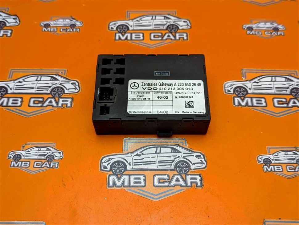 Блок ZGW CGW MERCEDES-BENZ S-класс W220 рестайлинг (2002 - 2005) фото 1 — Разборка Мерседес