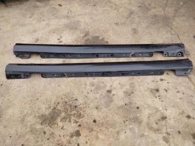 Порог пластиковый левый MERCEDES-BENZ C-класс W203/S203/CL203 рестайлинг (2004 - 2008) — Разборка Мерседес