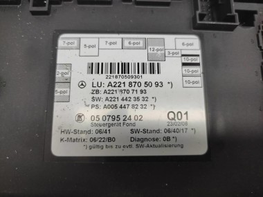 Блок двери MERCEDES-BENZ S-класс W221 (2005 - 2009) — Разборка Мерседес