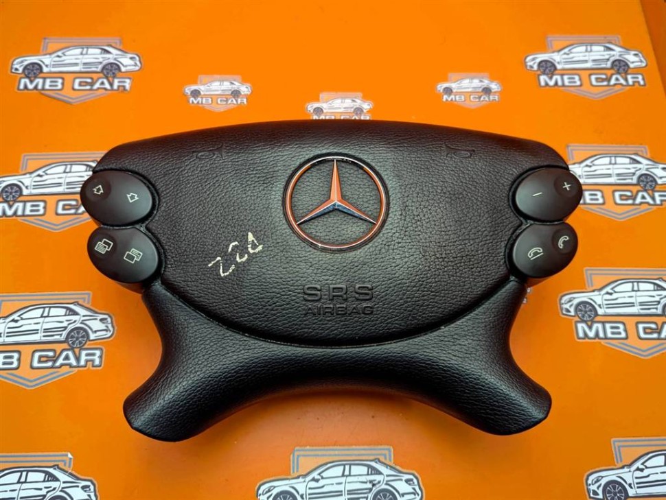 Подушка безопасности в руль MERCEDES-BENZ E-класс W211/S211 рестайлинг (2006 - 2009) фото 1 — Разборка Мерседес