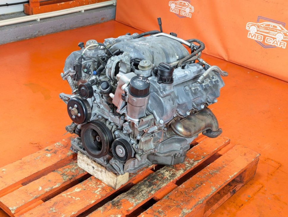 Двигатель бензиновый MERCEDES-BENZ CLK-класс C209/A209 (2002 - 2005) CLK 320 3.2 AT (218 л.с.) фото 1 &mdash; Разборка Мерседес