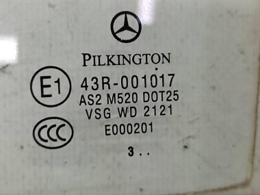 Стекло заднее левое MERCEDES-BENZ S-класс W220 рестайлинг (2002 - 2005) — Разборка Мерседес