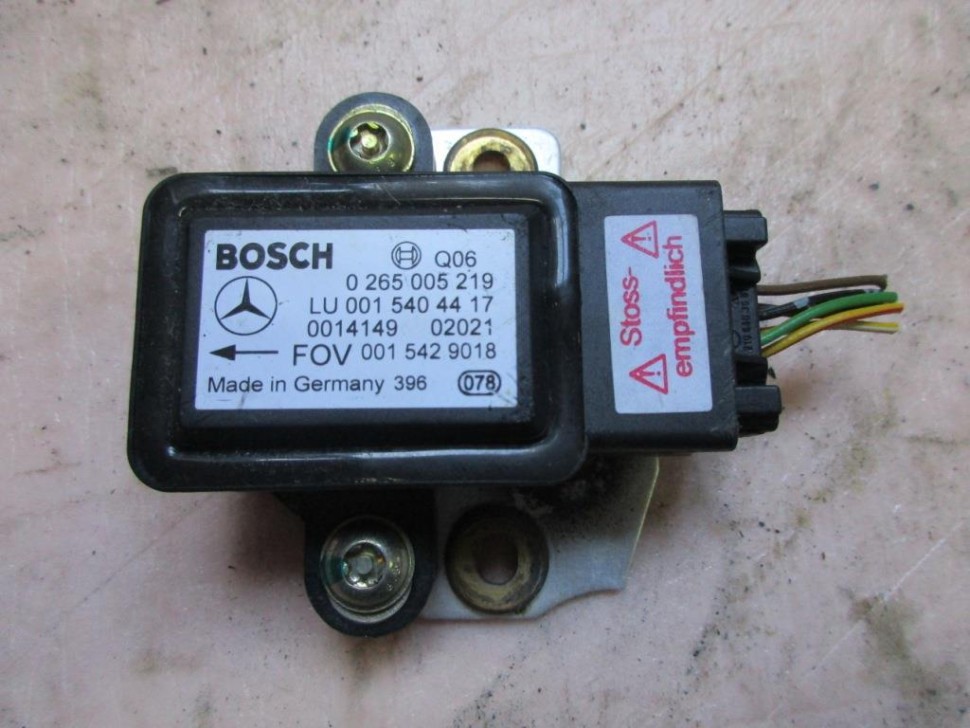 Датчик поперечного ускорения MERCEDES-BENZ A-класс W168 рестайлинг (2001 - 2004) фото 1 — Разборка Мерседес