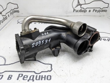 Патрубок впускного коллектора MERCEDES-BENZ S-класс W221 (2005 - 2009) — Разборка Мерседес