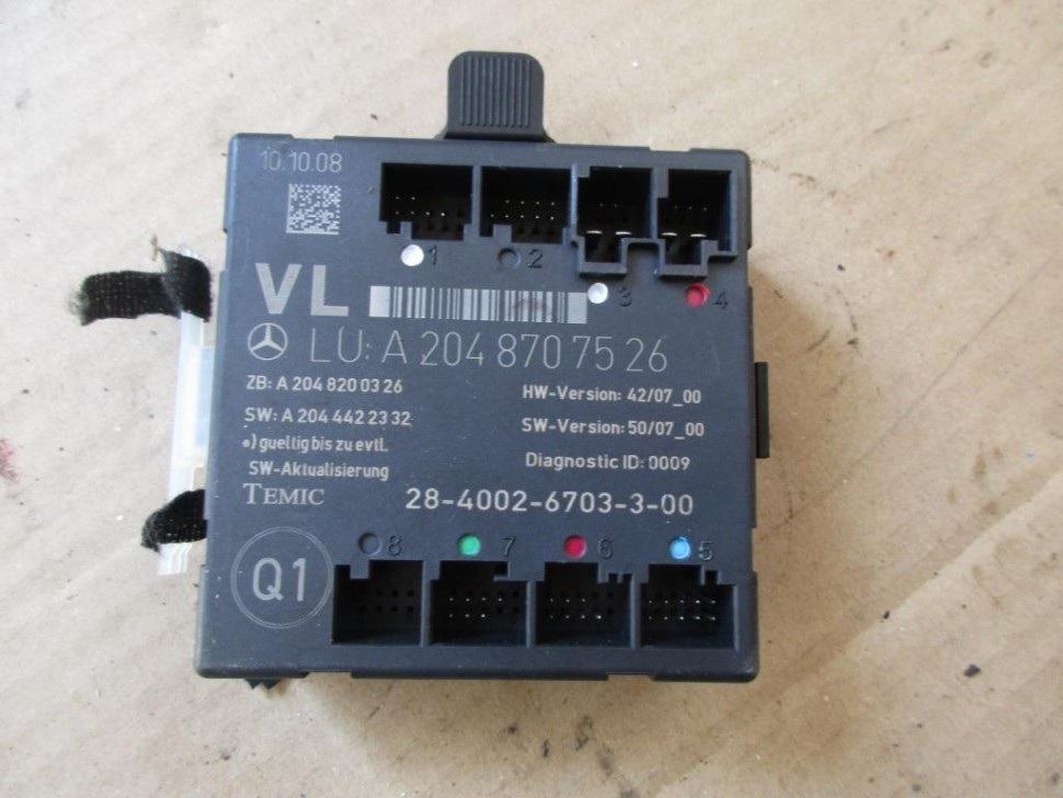 Блок двери MERCEDES-BENZ C-класс W204/S204 (2006 - 2011) фото 1 — Разборка Мерседес