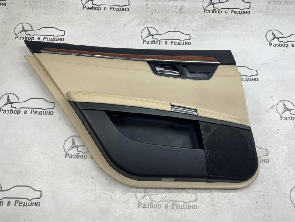 Карта двери задняя левая MERCEDES-BENZ S-класс W221 (2005 - 2009) фото 1 — Разборка Мерседес