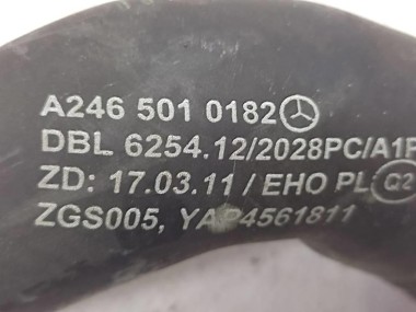 Патрубок радиатора MERCEDES-BENZ B-класс W246 (2011 - 2014) — Разборка Мерседес