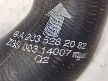 Патрубок интеркулера MERCEDES-BENZ C-класс W203/S203/CL203 рестайлинг (2004 - 2008) — Разборка Мерседес