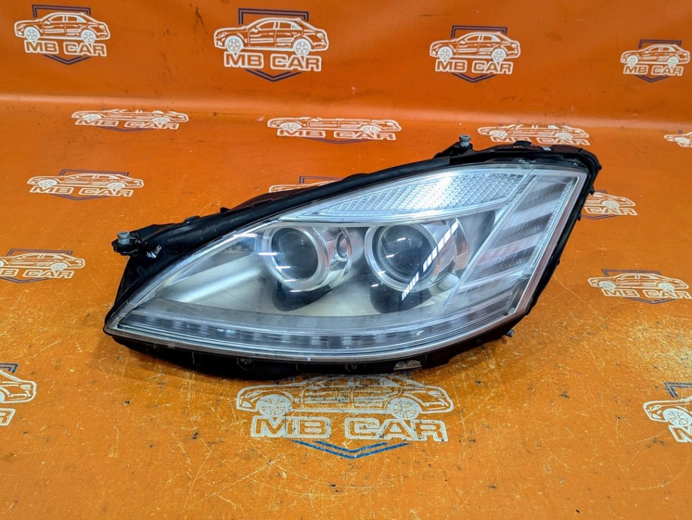 Фара левая MERCEDES-BENZ S-класс W221 рестайлинг (2009 - 2013) фото 1 — Разборка Мерседес