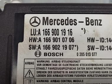 Блок AIRBAG MERCEDES-BENZ GLE-класс W166 (2015 - 2018) — Разборка Мерседес