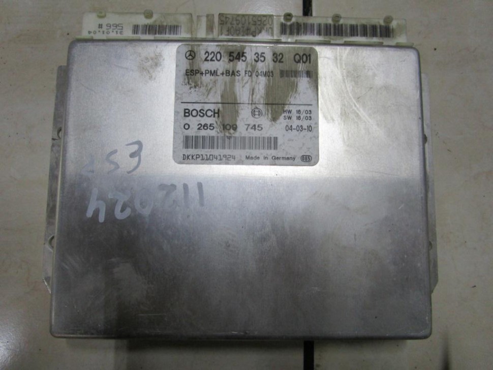 Блок ESP+PML MERCEDES-BENZ S-класс W220 рестайлинг (2002 - 2005) фото 1 — Разборка Мерседес