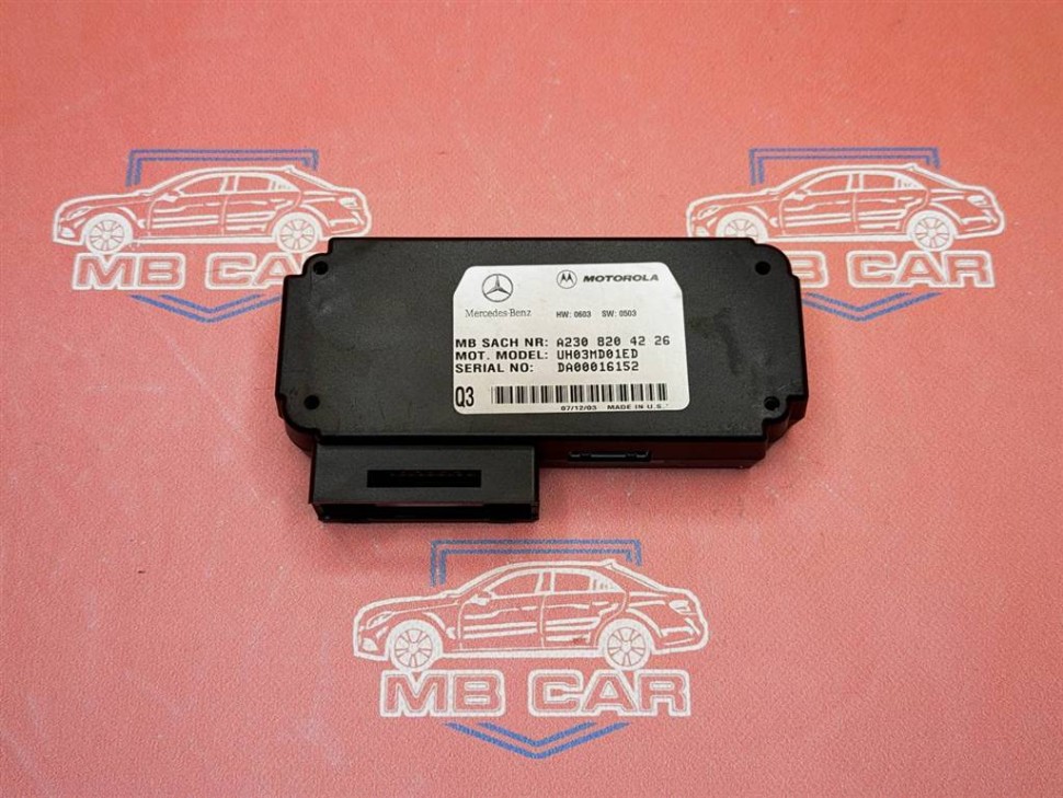 Блок телефона MERCEDES-BENZ C-class w203 фото 1 — Разборка Мерседес