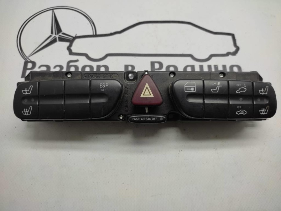 Блок кнопок MERCEDES-BENZ C-класс W203/S203/CL203 (2000 - 2004) фото 1 — Разборка Мерседес