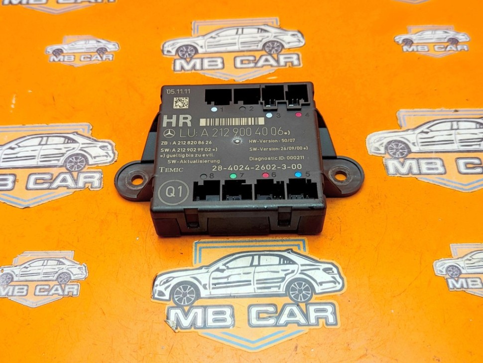 Блок двери MERCEDES-BENZ GLK-класс X204 (2008 - 2012) фото 1 — Разборка Мерседес