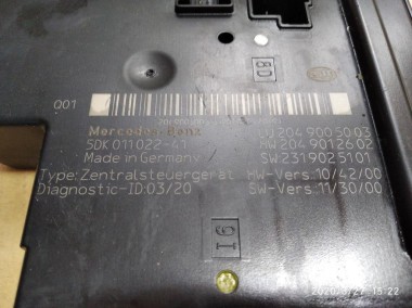 Блок SAM задний MERCEDES-BENZ C-класс W204/S204/С204 рестайлинг (2011 - 2015) — Разборка Мерседес