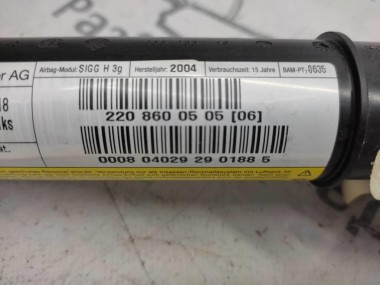 Шторка безопасности левая MERCEDES-BENZ S-класс W220 рестайлинг (2002 - 2005) — Разборка Мерседес