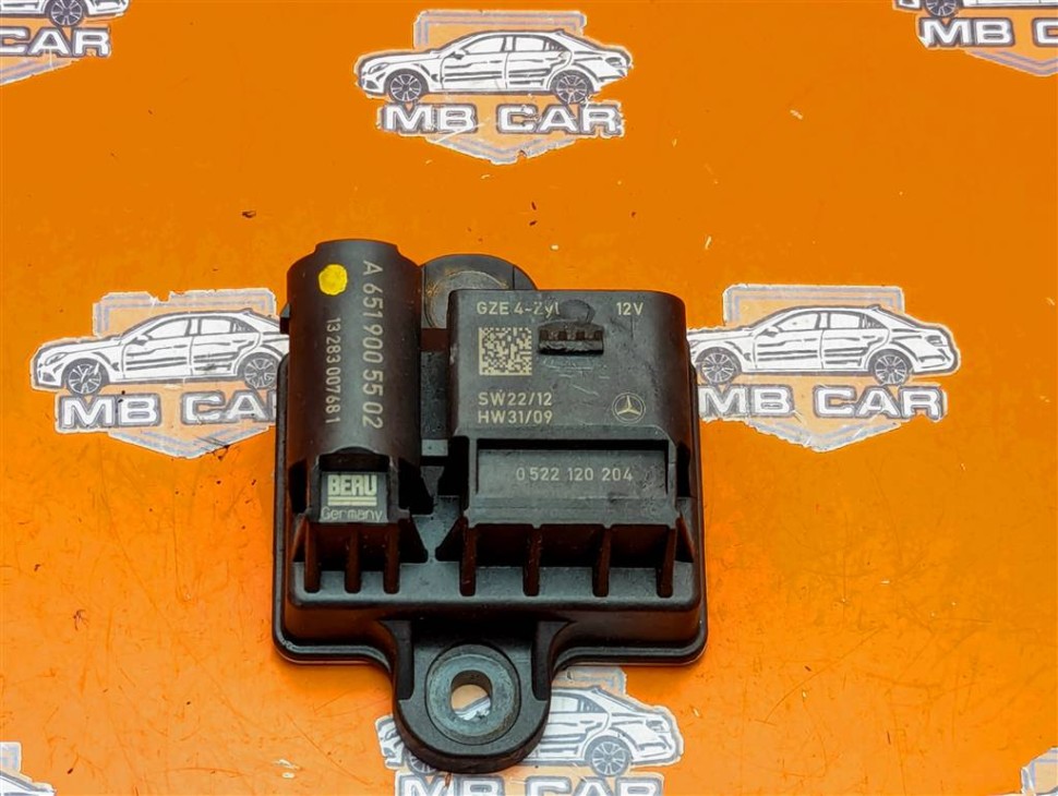 Реле свечей накала MERCEDES-BENZ E-класс W212/S212/C207/A207 (2009 - 2013) фото 1 — Разборка Мерседес