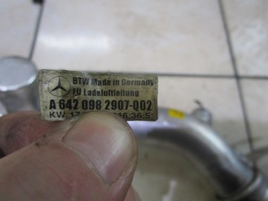 Патрубок турбины MERCEDES-BENZ M-класс W166 (2011 - 2015) — Разборка Мерседес