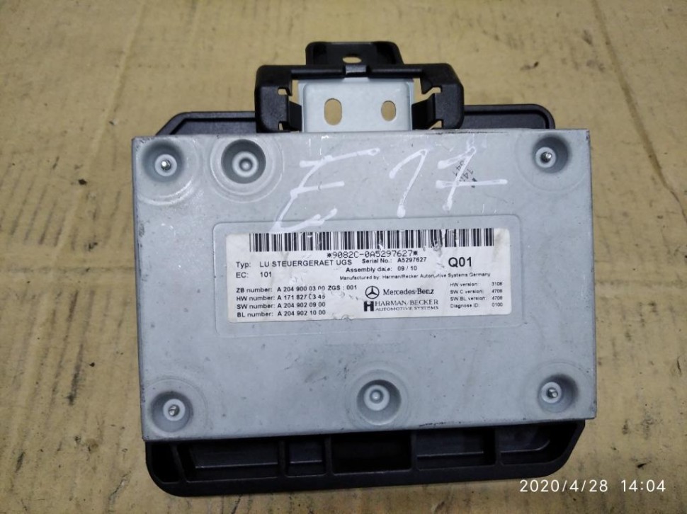 Блок мультимедиа MERCEDES-BENZ E-класс W212/S212/C207/A207 (2009 - 2013) фото 1 — Разборка Мерседес