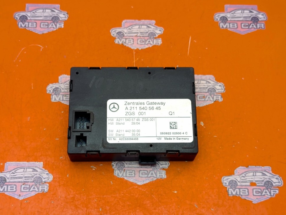 Блок ZGW CGW MERCEDES-BENZ E-класс W211/S211 (2002 - 2006) фото 1 — Разборка Мерседес