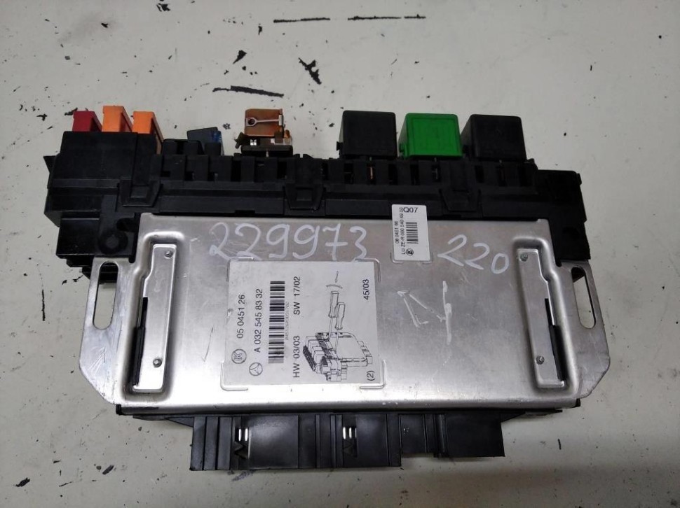 Блок SAM передний MERCEDES-BENZ S-класс W220 рестайлинг (2002 - 2005) фото 1 — Разборка Мерседес