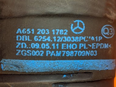 Патрубок ОЖ MERCEDES-BENZ B-класс W246 рестайлинг (2014 - 2018) &mdash; Разборка Мерседес