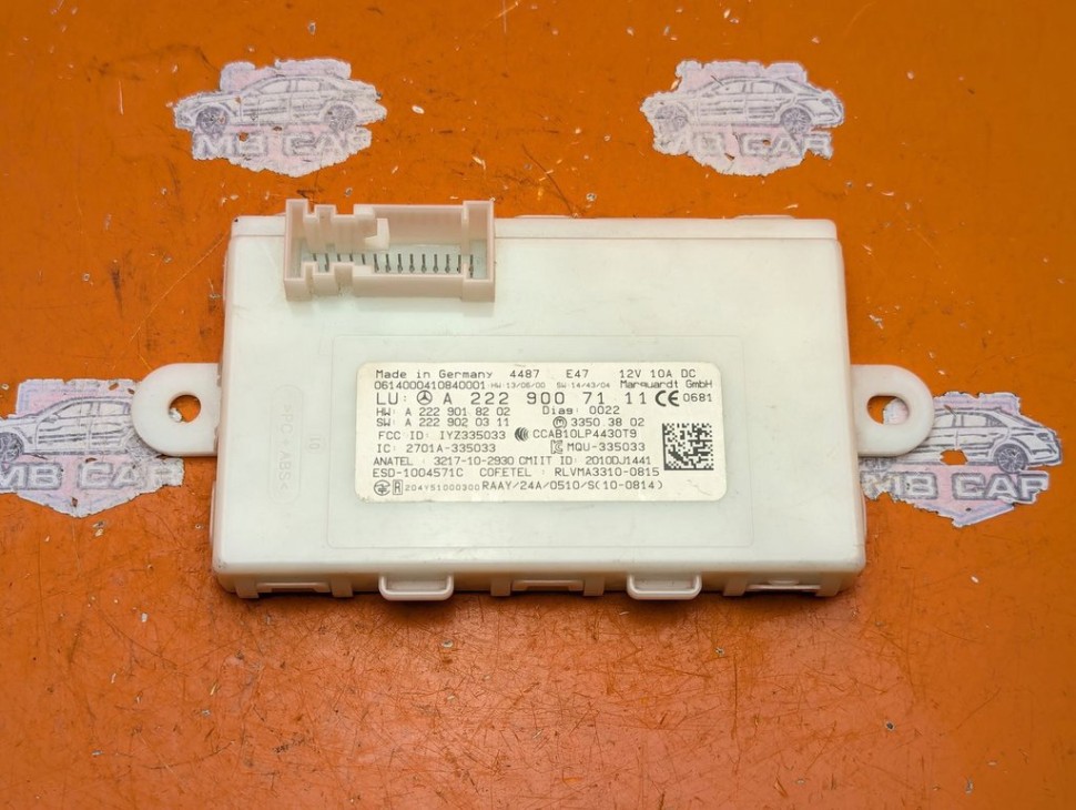 Блок KEYLESS-GO MERCEDES-BENZ S-класс AMG W222/C217/A217 (2013 - 2017) фото 1 &mdash; Разборка Мерседес